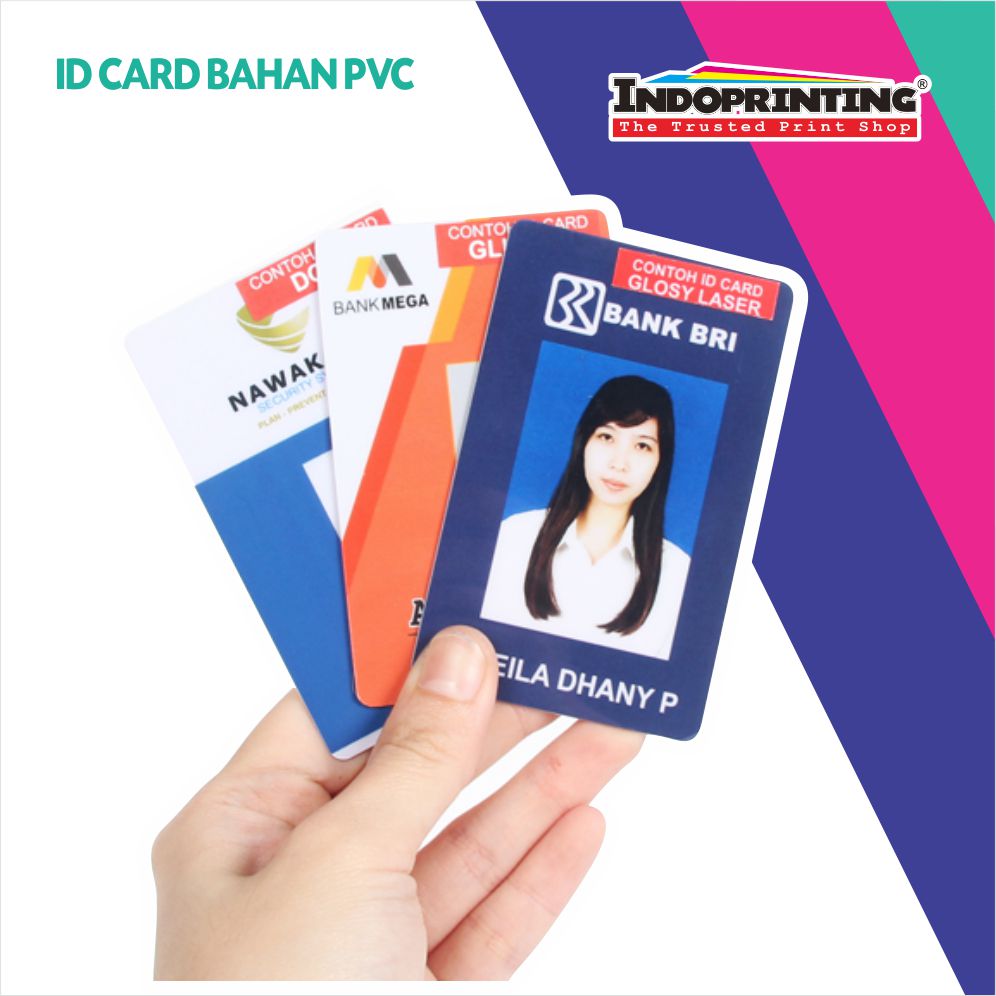 ID Card Tanda Pengenal Pegawai /Kartu Organisasi 2 sisi INDOPRINTING